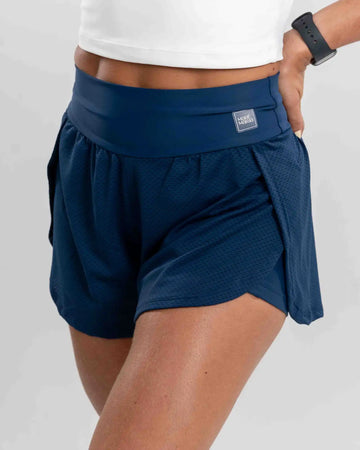 Short Fitness Dual Fit Azul Intenso