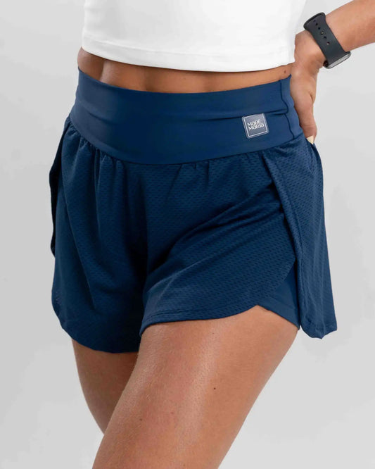 Short Fitness Dual Fit Azul Intenso