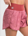 Short Dual Fit Estampa Hibisco