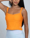 Top Fitness Power Corset Tangerina