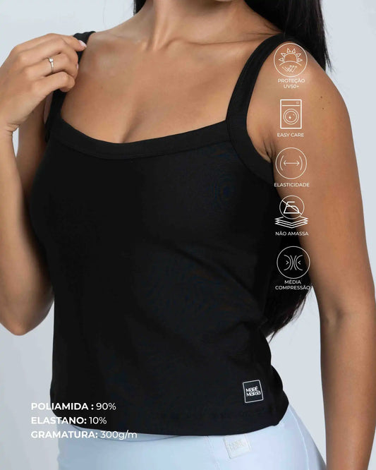 Camiseta Fitness Active Super Black