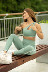 Top Fitness Avenue Verde Sálvia